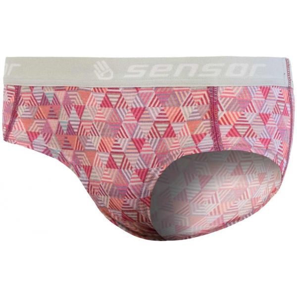 Sensor MERINO IMPRESS fialová S - Dámské funkční kalhotky Sensor