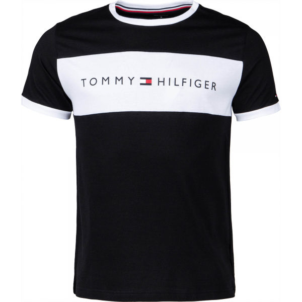 Tommy Hilfiger CN SS TEE LOGO FLAG L - Pánské tričko Tommy Hilfiger