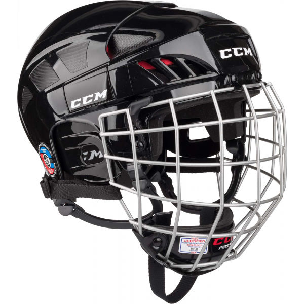 CCM FITLITE 50 COMBO SR BLK L - Hokejová helma CCM