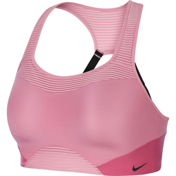 Nike ALPHA BRA NOVELTY růžová XS A-C - Dámská sportovní podprsenka Nike
