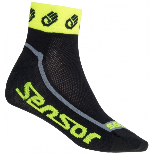 Sensor RACE LITE žlutá 43 - 46 - Cyklistické ponožky Sensor