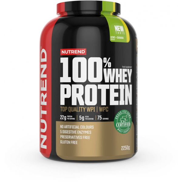 Nutrend 100% WHEY PROTEIN 2250 g KIWI-BANÁN - Protein Nutrend