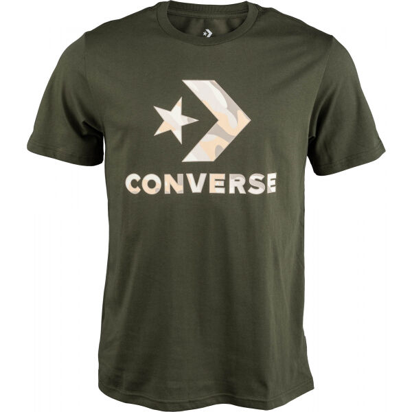 Converse CAMO FILL GRAPPHIC TEE L - Pánské tričko Converse