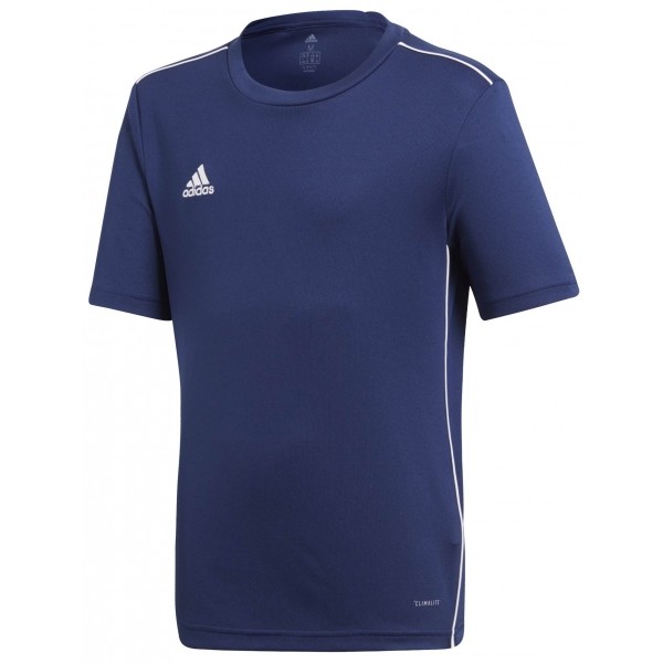 adidas CORE18 JSY Y tmavě modrá 140 - Juniorský fotbalový dres adidas
