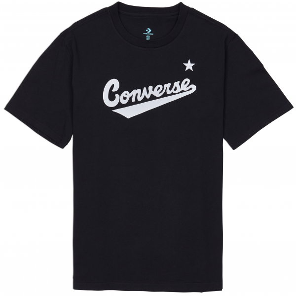 Converse CENTER FRONT LOGO TEE černá XL - Pánské triko Converse