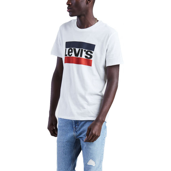 Levi's SPORTSWEAR LOGO GRAPHIC bílá S - Pánské tričko Levi's