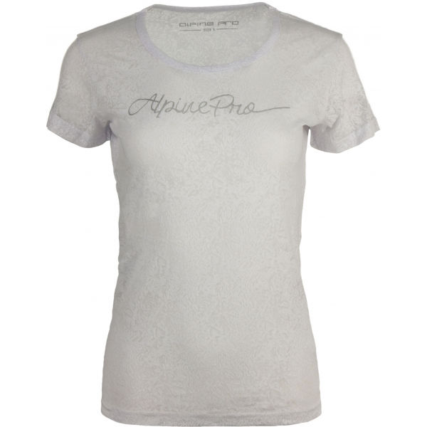 ALPINE PRO BELENA bílá M - Dámské triko ALPINE PRO