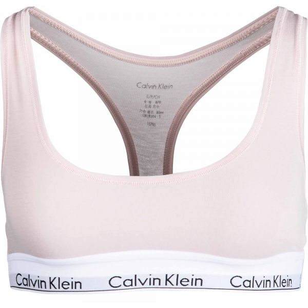 Calvin Klein BRALETTE béžová XS - Dámská podprsenka Calvin Klein