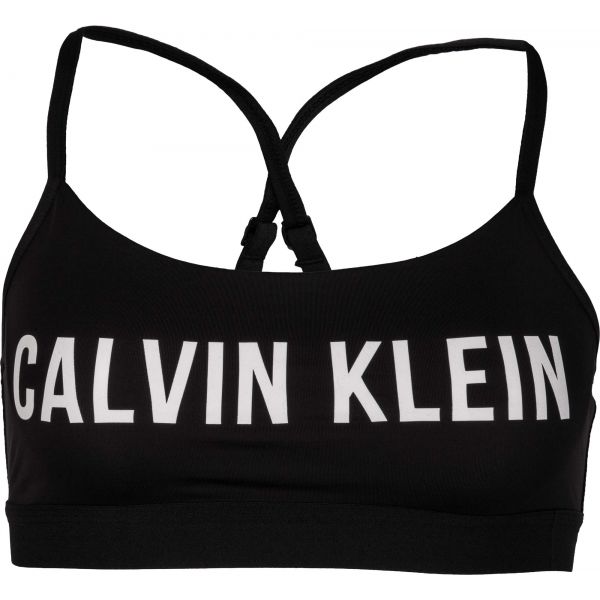 Calvin Klein LOW SUPPORT BRA černá S - Dámská sportovní podprsenka Calvin Klein