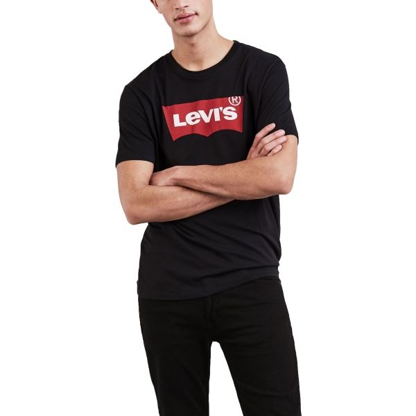 Levi's GRAPHIC SET-IN NECK černá S - Pánské tričko Levi's