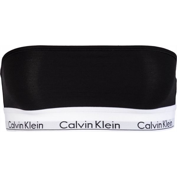 Calvin Klein UNLINED BANDEAU černá XS - Podprsenka bez ramínek Calvin Klein