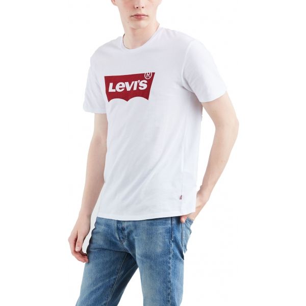 Levi's GRAPHIC SET-IN NECK bílá S - Pánské tričko Levi's