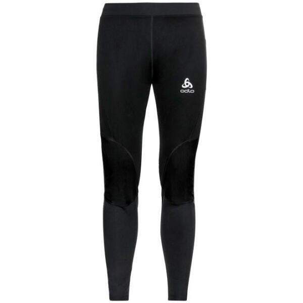 Odlo ZEROWEIGHT WARM Černá XL - Pánské běžecké elastické kalhoty Odlo