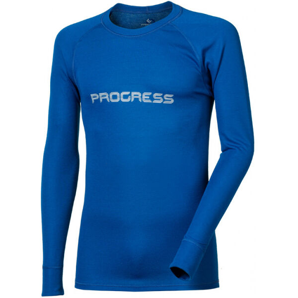 Progress DF NDR PRINT Modrá M - Pánské funkční triko Progress