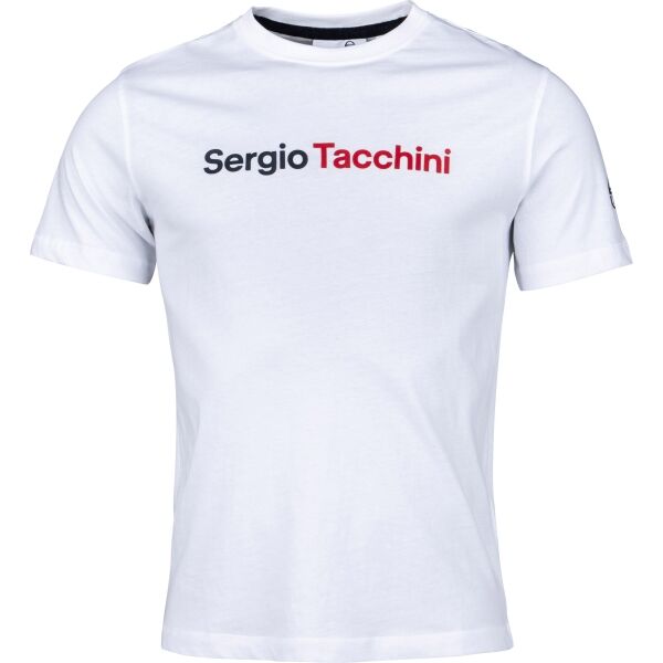Sergio Tacchini ROBIN Bílá S - Pánské tričko Sergio Tacchini