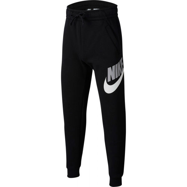 Nike NSW CLUB+HBR PANT B černá M - Chlapecké kalhoty Nike