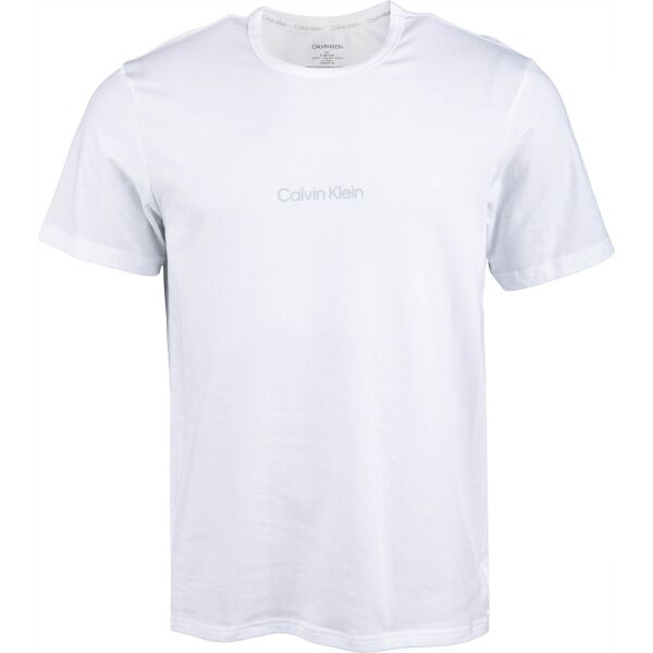 Calvin Klein S/S CREW NECK Bílá M - Pánské tričko Calvin Klein