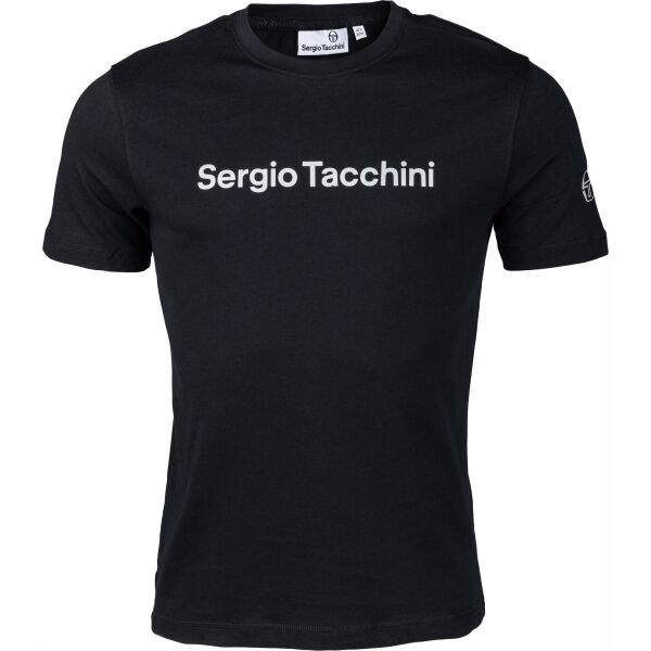 Sergio Tacchini ROBIN Černá L - Pánské tričko Sergio Tacchini