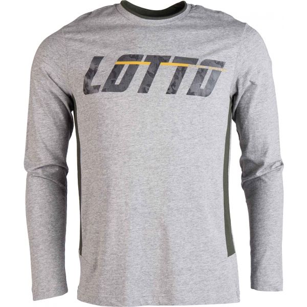 Lotto LOGO II TEE LS MEL JS Pánské tričko s dlouhým rukávem