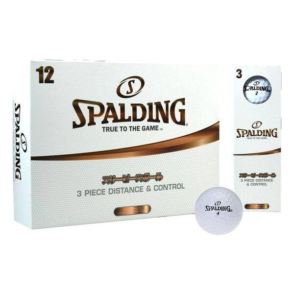 Spalding SPIN 3 pc (12 pcs) Golfové míčky