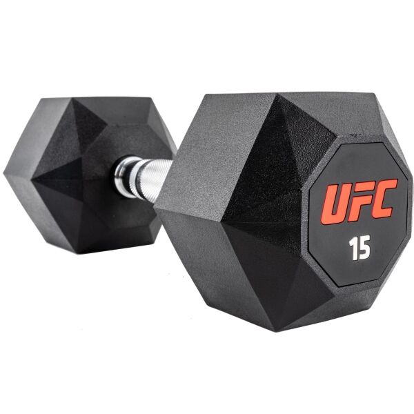 UFC OCTAGON DUMBBELL 15 KG Jednoruční šestihranná činka