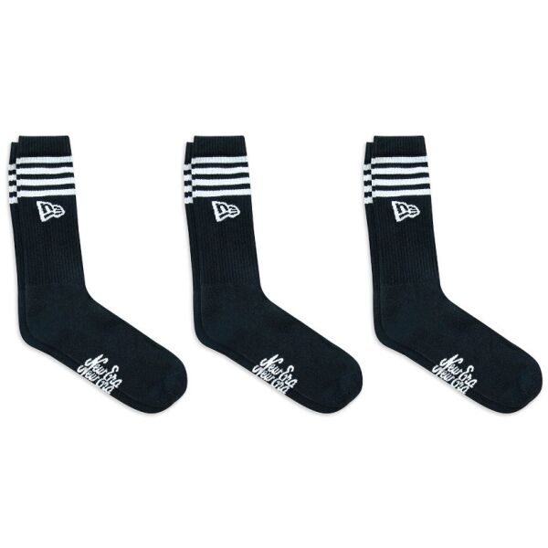 New Era STRIPE CREW 3PACK Ponožky